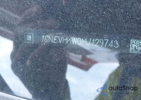 2021 Chevrolet Traverse Awd Lt Leather from USA, damaged, VIN 1GNEVHKW0MJ129743